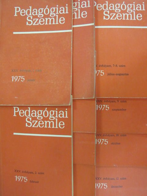 Arató Ferenc - Pedagógiai szemle 1975. (nem teljes évfolyam) [antikvár]