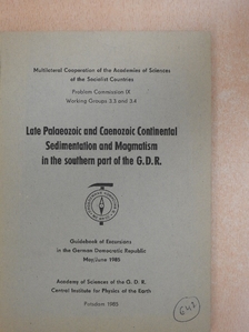 Frank Fischer - Late Palaeozoic and Caenozoic Continental Sedimentation and Magmatism in the southern part of the G.D.R. [antikvár]
