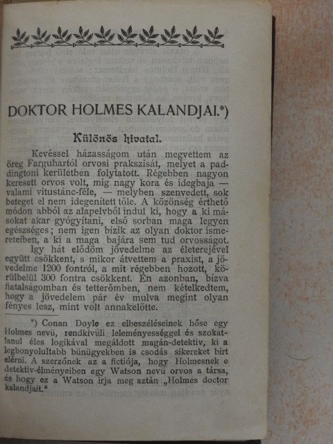 Conan Doyle - Doktor Holmes kalandjai 1-5. [antikvár]