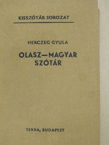 Herczeg Gyula - Olasz-magyar szótár [antikvár]