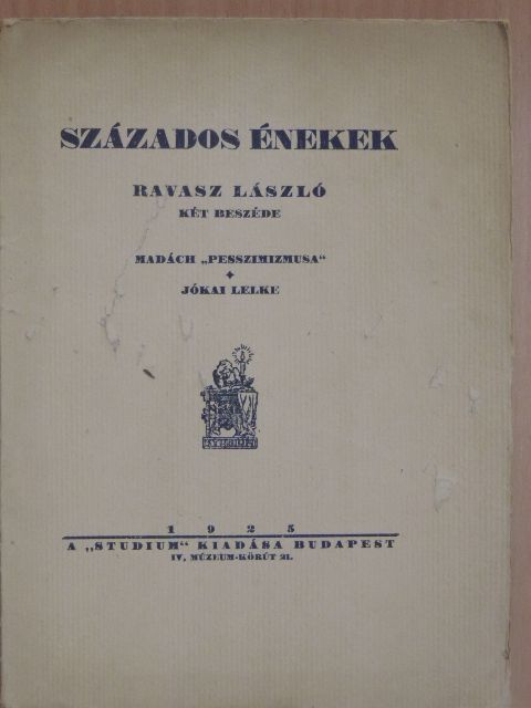 Ravasz László - Százados énekek [antikvár]