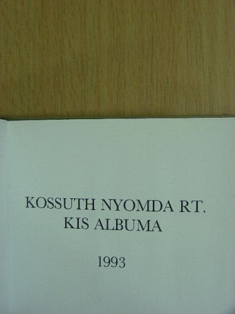Kossuth Nyomda Rt. kis albuma 1993. (minikönyv) [antikvár]
