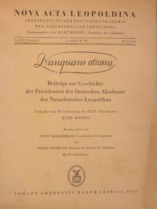 Erna Lesky - Nova Acta Leopoldina 36/198. [antikvár]