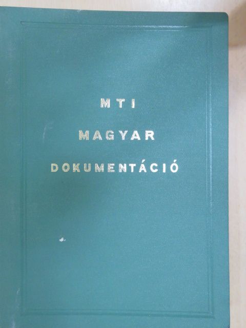 Dr. Dimény Imre - MTI magyar dokumentáció 1971. (nem teljes évfolyam) [antikvár]