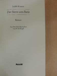 Judith Krantz - Der Stern von Paris [antikvár]