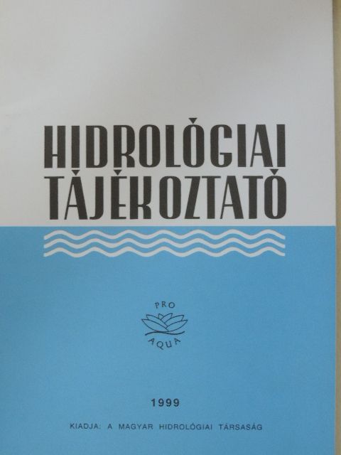 Bukovszky György - Hidrológiai Tájékoztató 1999. [antikvár]