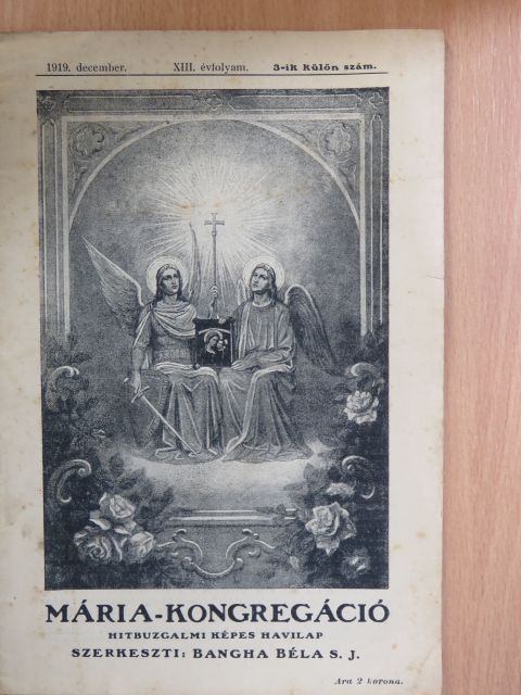 Szerafini Blanka - Mária Kongregáció 1919. december [antikvár]