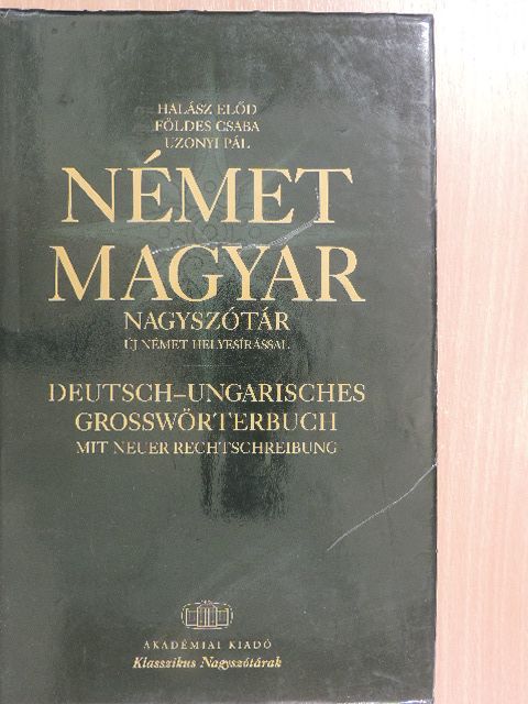 Földes Csaba - Német-magyar nagyszótár [antikvár]