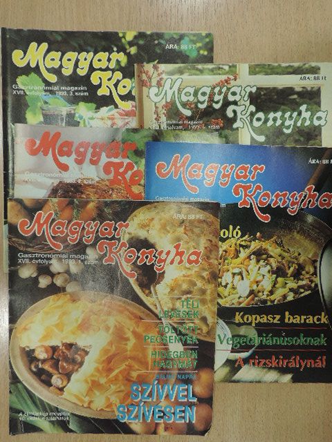 Magyar Konyha 1993. (nem teljes évfolyam) [antikvár]