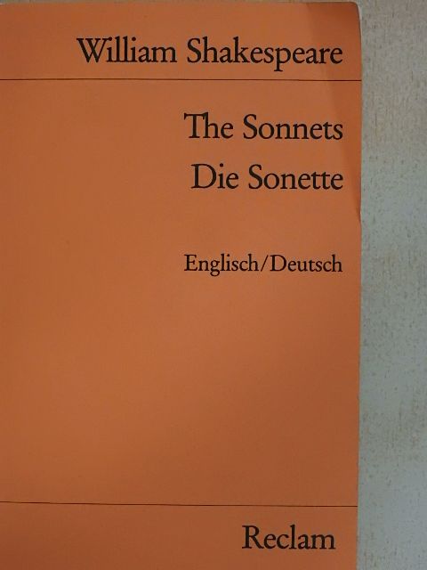 William Shakespeare - The Sonnets/Die Sonette [antikvár]