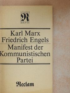 Friedrich Engels - Manifest der Kommunistischen Partei [antikvár]