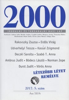 Margócsy István - 2000 Irodalmi és Társadalmi havi lap - 2017. 5. szám [antikvár]