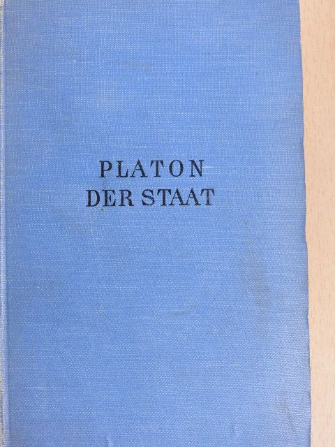 Platon - Der Staat [antikvár]