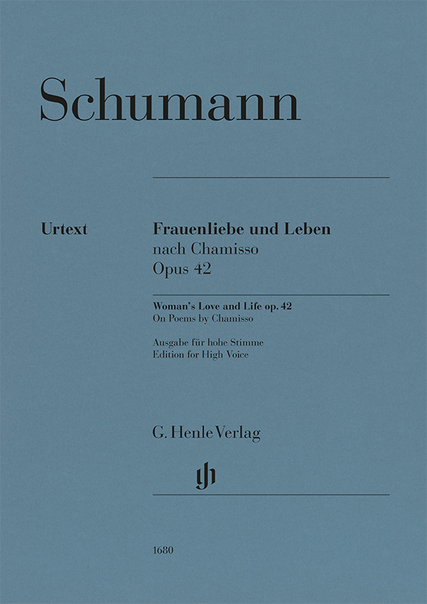 Schumann, Robert - FRAUENLIEBE UND LEBEN NACH CHAMISSO OP.42 AUSG. FÜR HOHE STIMME