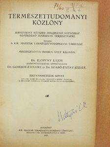 Bartucz L. - Természettudományi Közlöny 1935. (nem teljes évfolyam)/Pótfüzetek a Természettudományi Közlönyhöz [antikvár]