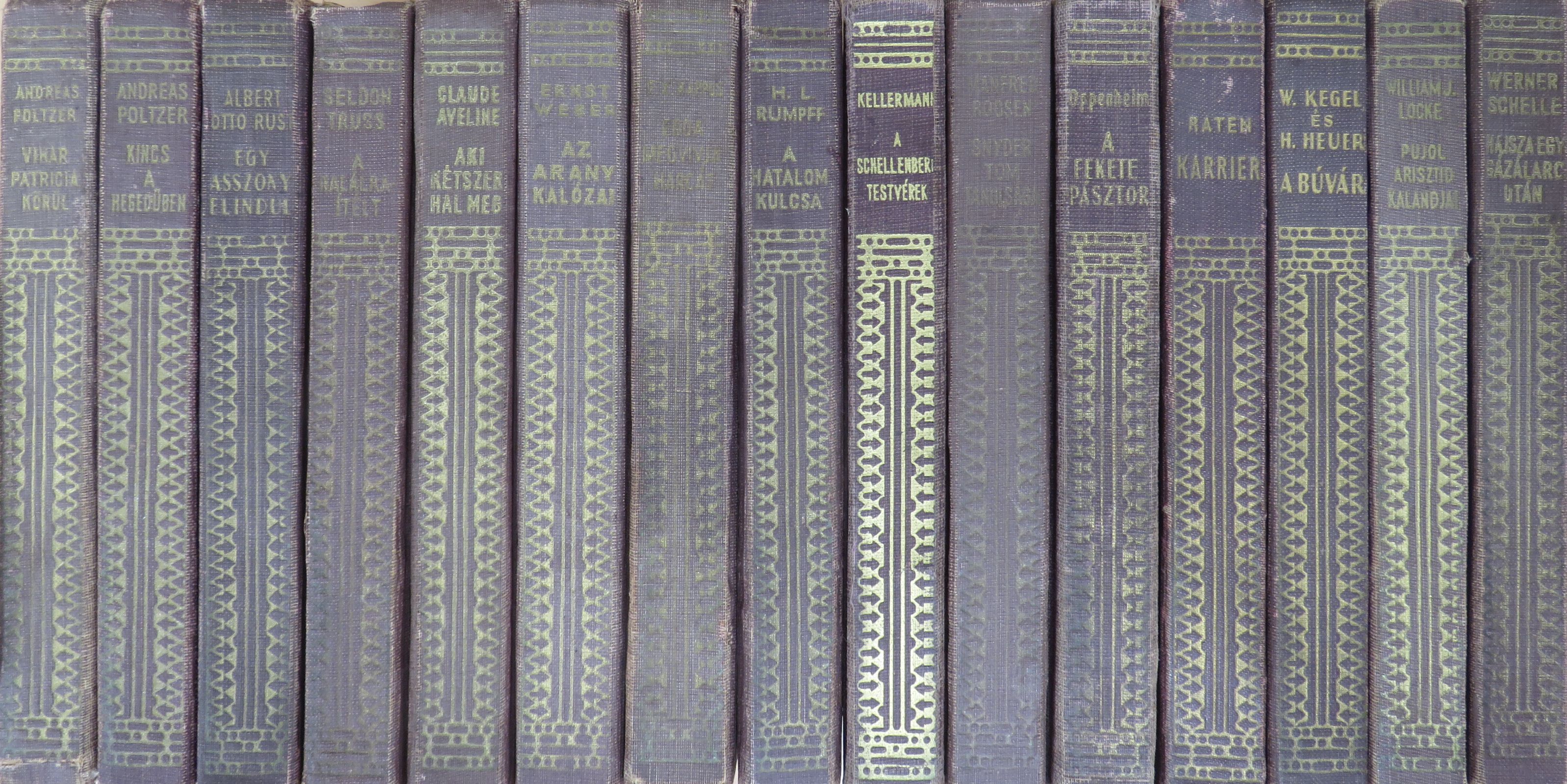 Albert Otto Rust - "15 kötet a Világkönyvtár sorozatból (nem teljes sorozat)" [antikvár]