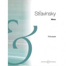 STRAVINSKY, IGOR - MASS, FULL SCORE