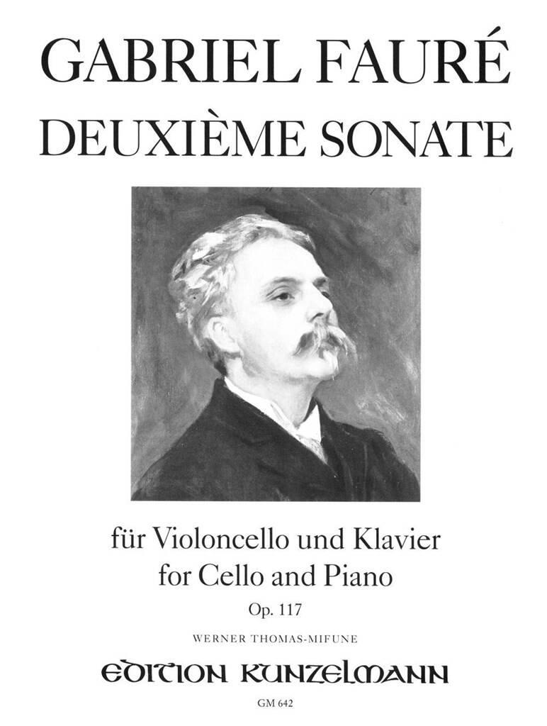 FAURÉ , GABRIEL - DEUXIEME SONATE FÜR VIOLONCELLO UND KLAVIER OP.117 (W.THOMAS-MIFUNE)