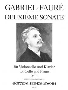 FAURÉ , GABRIEL - DEUXIEME SONATE FÜR VIOLONCELLO UND KLAVIER OP.117 (W.THOMAS-MIFUNE)