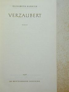 Elisabeth Barbier - Verzaubert [antikvár]