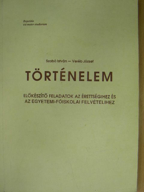 Szabó István - Történelem [antikvár]