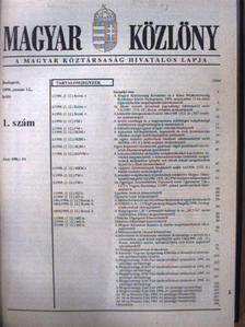 Magyar Közlöny 1998. január 12.-február 27. (nem teljes évfolyam) [antikvár]