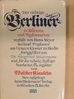 Der richtige Berliner [antikvár]