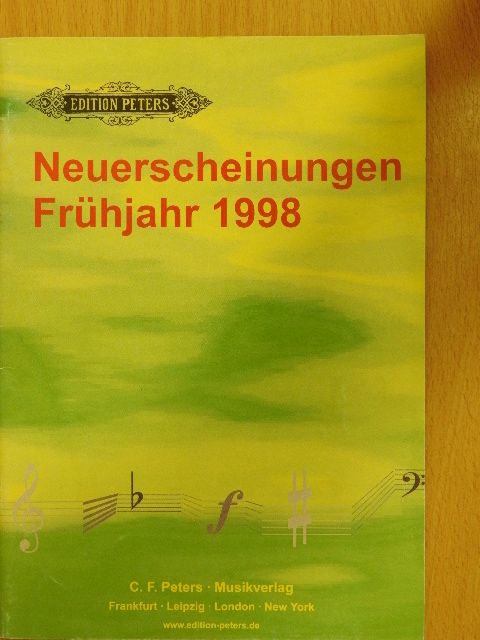 Beethoven - Neuerscheinungen Frühjahr 1998 [antikvár]