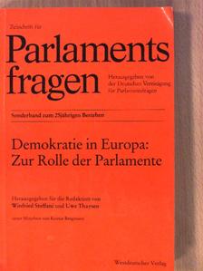 Thomas Christiansen - Demokratie in Europa: Zur Rolle der Parlamente [antikvár]