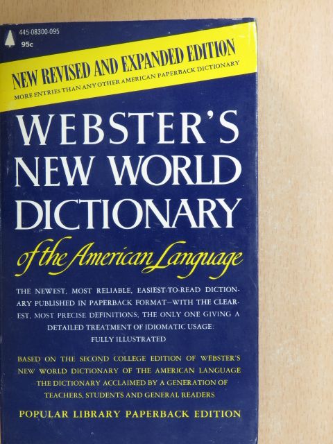 Webster's New World Dictionary of the American Language [antikvár]