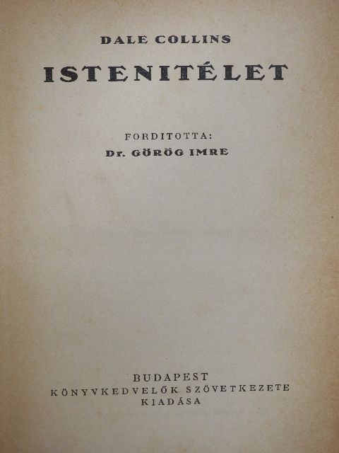 Dale Collins - Istenitélet [antikvár]