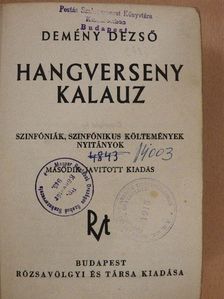 Demény Dezső - Hangverseny kalauz I-II. [antikvár]