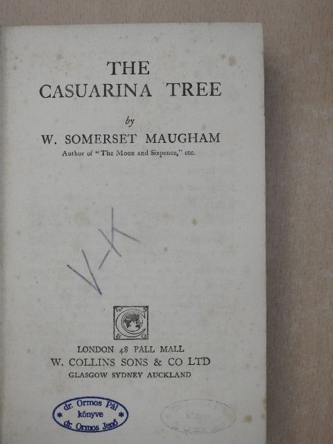 W. Somerset Maugham - The casuarina tree [antikvár]
