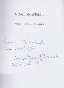 Molnár József Bálint - Emlékeim hullámai (dedikált) [antikvár]