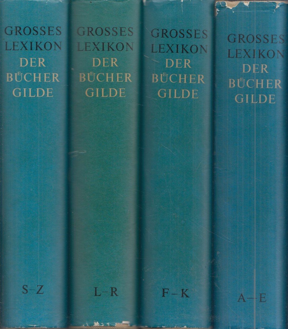Großes Lexikon der Büchergilde I-IV. [antikvár]