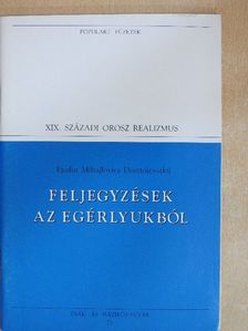 Fjodor Mihajlovics Dosztojevszkij - Feljegyzések az egérlyukból [antikvár]