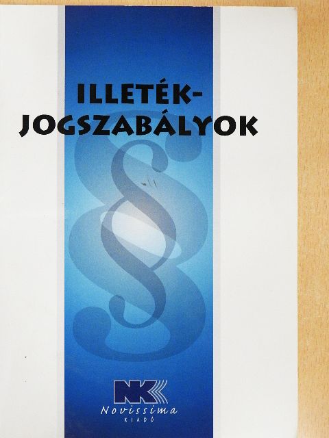 Illetékjogszabályok [antikvár]