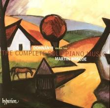 DOHNÁNYI - COMPLETE SOLO PIANO MUSIC VOL.2 CD MARTIN ROSCOE