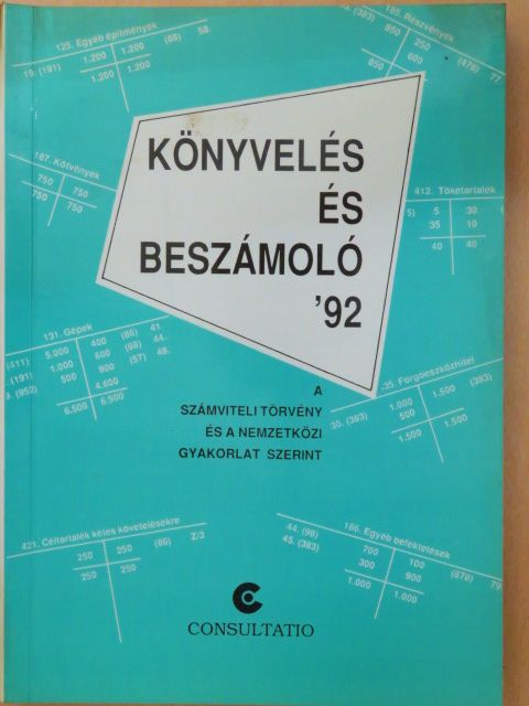 Tompa Miklós - Könyvelés és beszámoló '92 [antikvár]