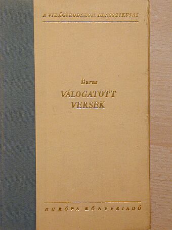 Burns - Válogatott versek [antikvár]