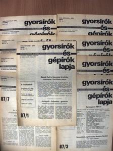 Dr. Kappa György - Gyorsírók és Gépírók Lapja 1987. (nem teljes évfolyam) [antikvár]