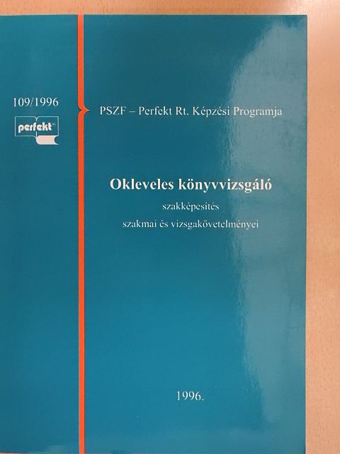 Dr. Bartók Nagy András - Okleveles könyvvizsgáló [antikvár]