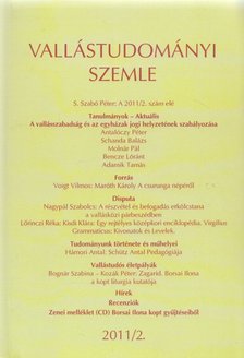 S. Szabó Péter - Vallástudományi Szemle 2011/2. [antikvár]