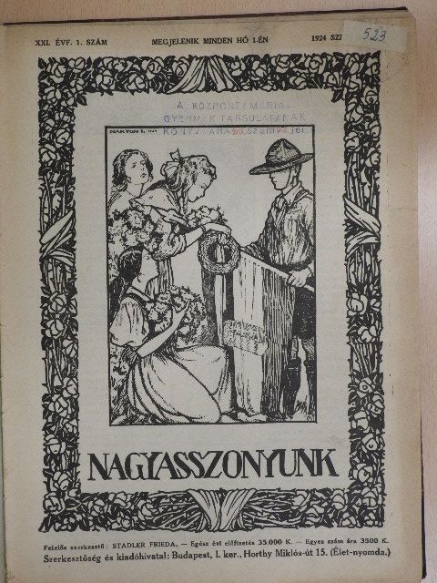 Blaskó Mária - Nagyasszonyunk 1924. szeptember-1925. június [antikvár]
