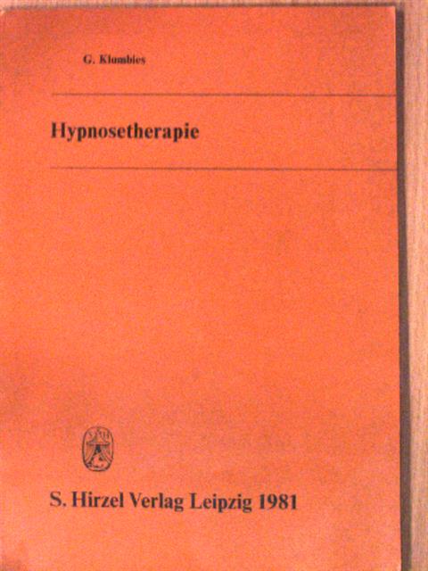 A. Katzenstein - Hypnosetherapie [antikvár]
