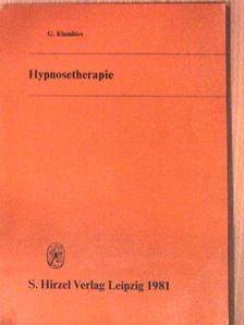 A. Katzenstein - Hypnosetherapie [antikvár]