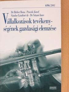 Dr. Birher Ilona - Vállalkozások tevékenységének gazdasági elemzése [antikvár]