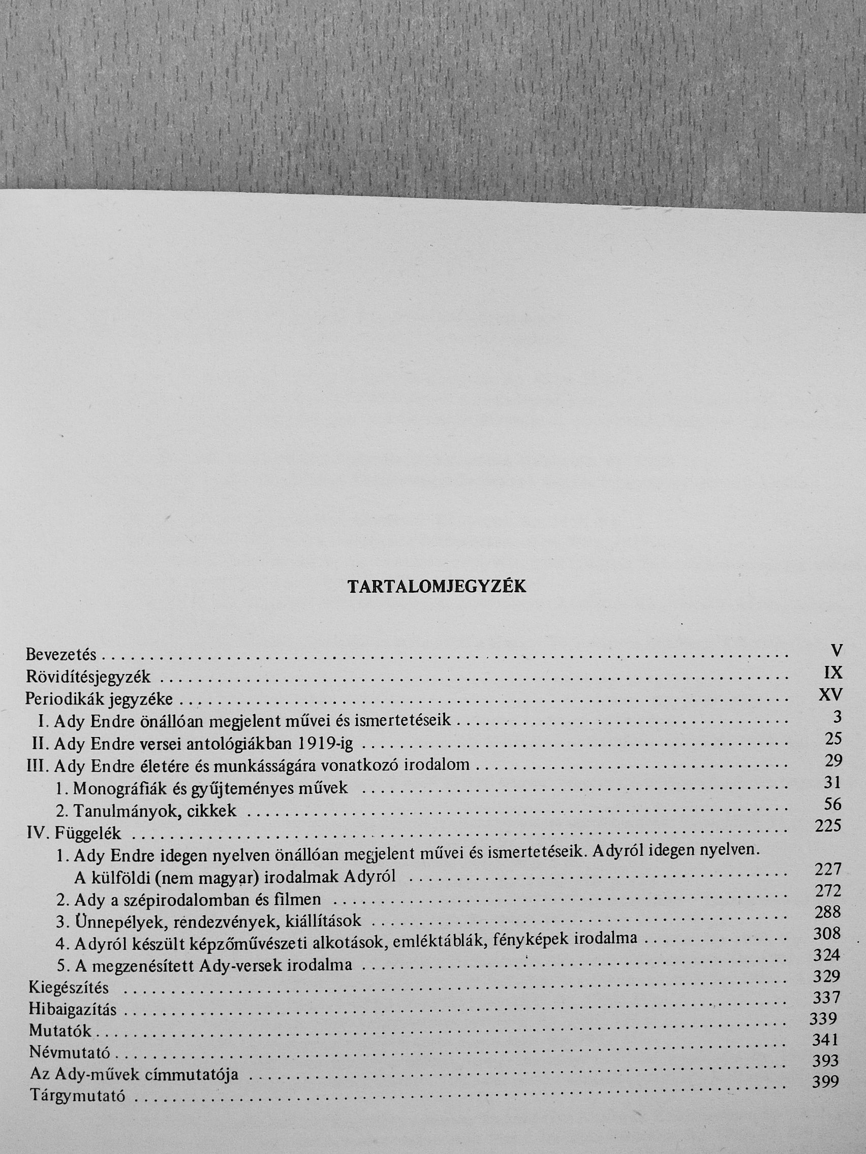 Orosz László - Ady-bibliográfia 1896-1977 [antikvár]