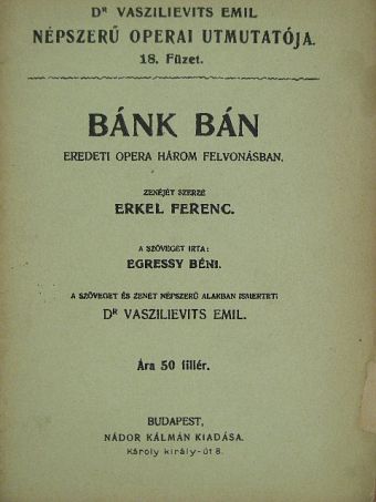 Egressy Béni - Bánk bán [antikvár]