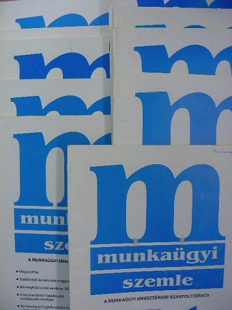 Munkaügyi Szemle 1995. (nem teljes évfolyam) [antikvár]